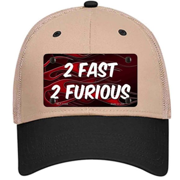 2 Fast 2 Furious Trucker Mesh Snapback Hat - Khaki - Picture 1 of 2